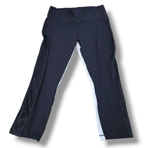 Athleta Pants - Athleta Leggings Size Medium W29"xL20" Athleta Hiit It Mesh Capri Leggings Crop